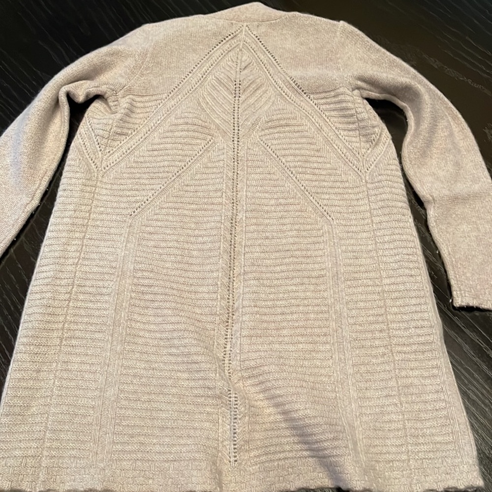 C By Bloomingdale’s Cashmere Throw Over Sweater Gem